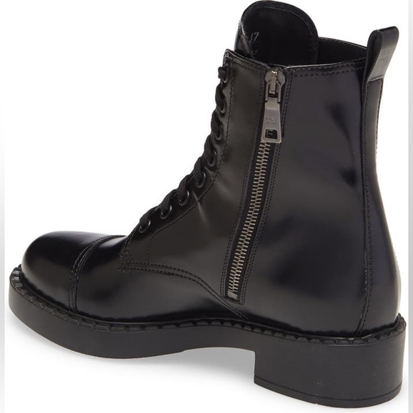 Prada Chocolate Combat Boot - Picture 2 of 11